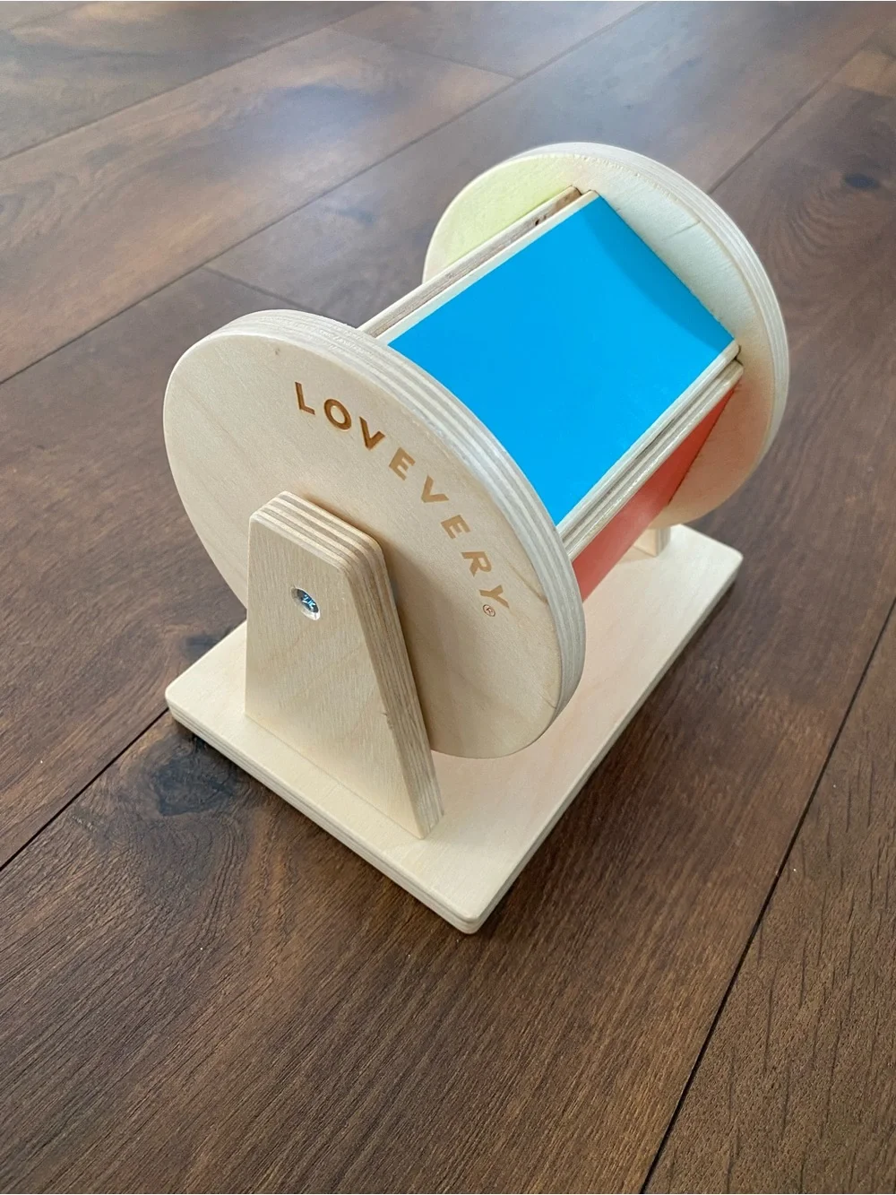 Wooden Color Spinner Toy